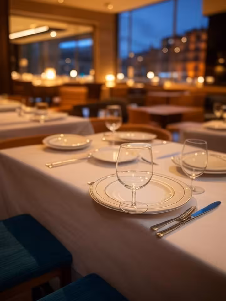 Restaurante elegante en la Diagonal de Barcelona con ambiente sofisticado